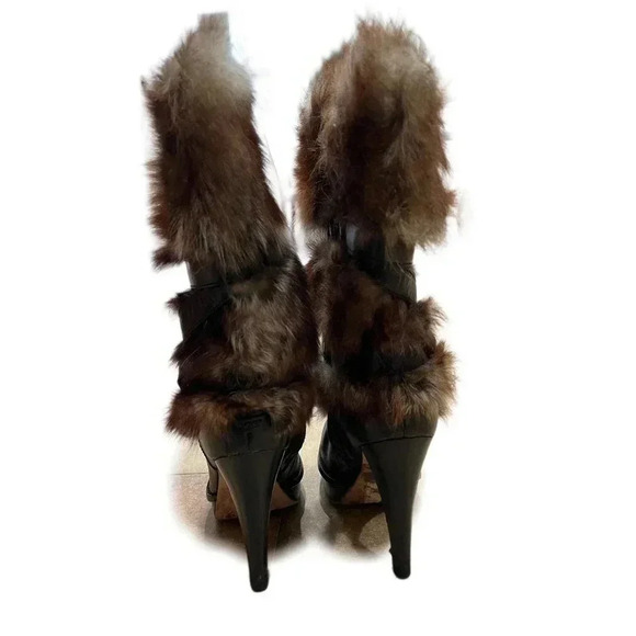 UGG Foxley Lamb’s Wool High Heel Boots - size 6 - Picture 7 of 9